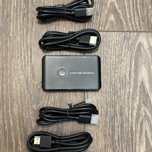 HDMI KVM 2 Port Switch